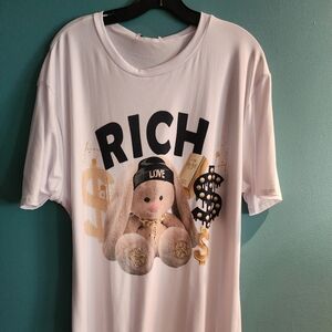 Fashion Nova graphic print tshirt dress